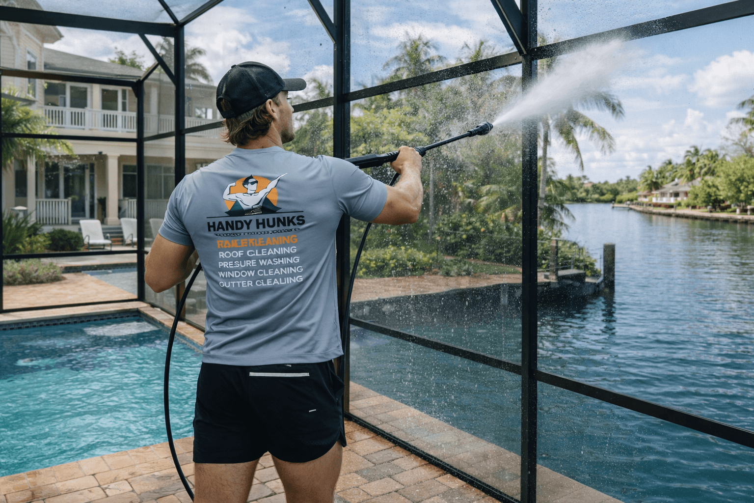 Screened Patio Cleaning